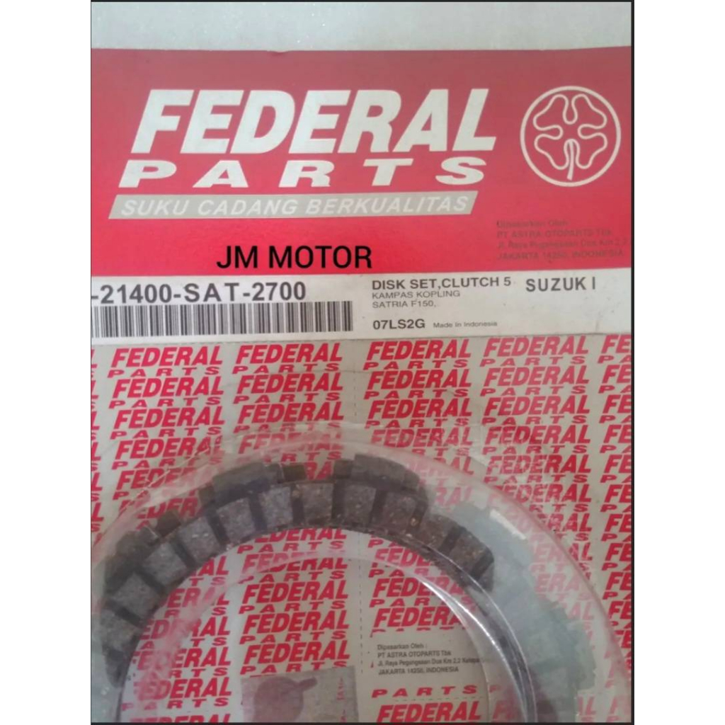 KAMPAS KOPLING SATRIA F150 FEDERAL