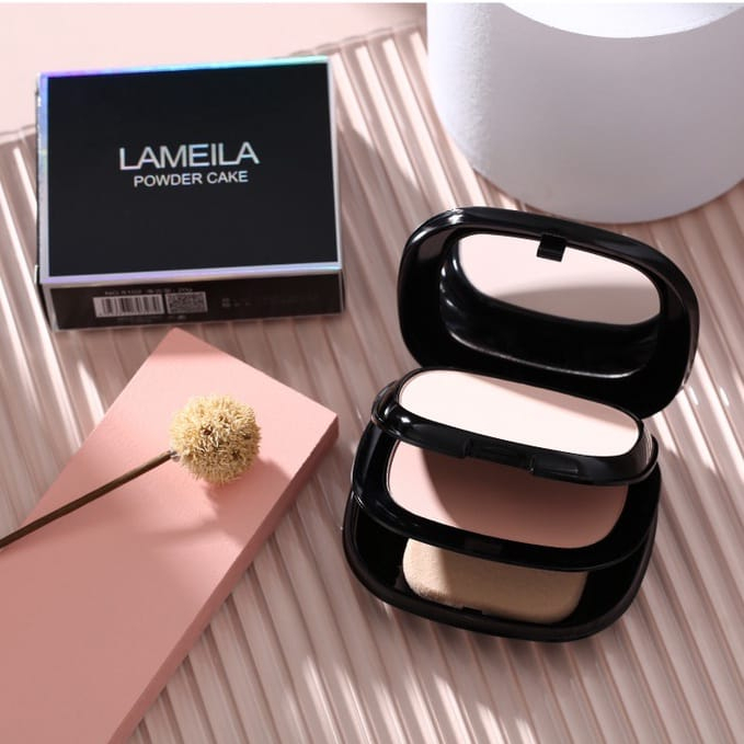 [2 Layer] Lameila 5102 Powder Cake Bedak Padat / 2 Shade Compact Powder