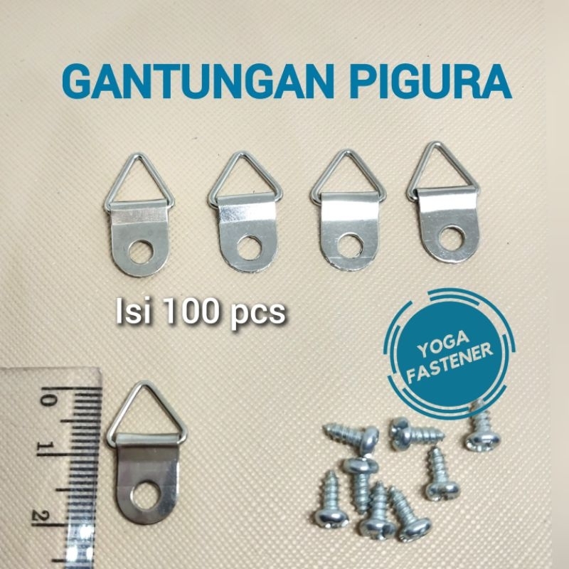 100set gantungan cantolan pigura dan sekrup