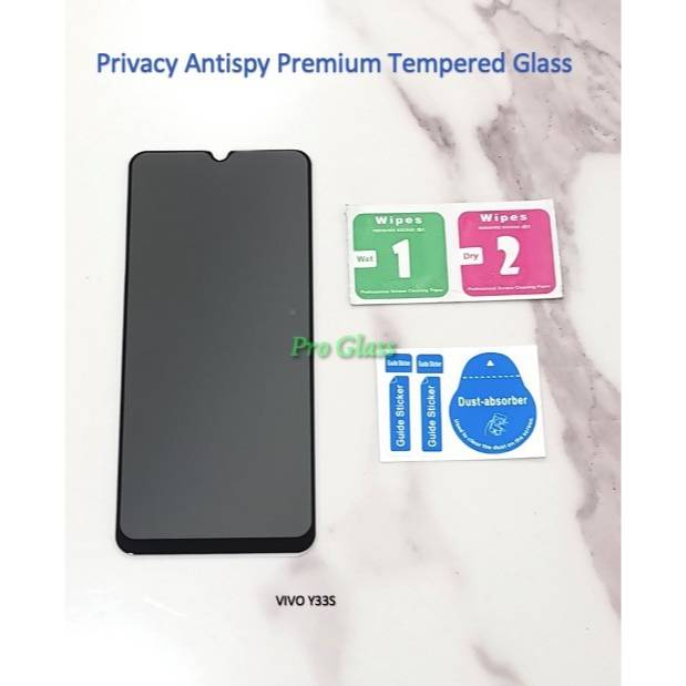 VIVO Y33s V23 5G V23E Privacy Anti Spy Antispy Premium Tempered Glass