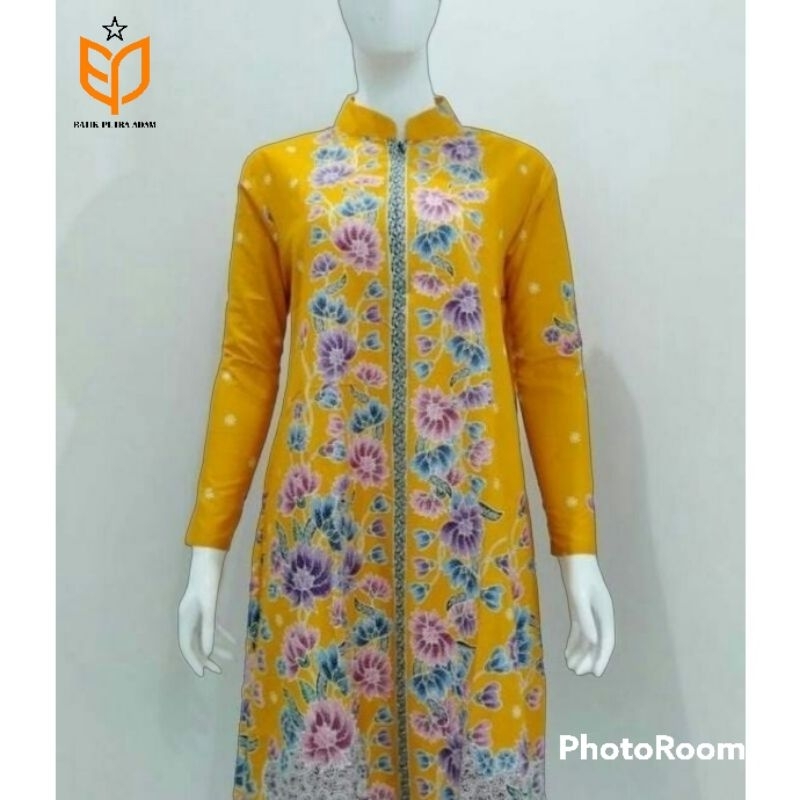 tunik batik tunik batik busui terbaru 2023 atasan batik wanita modern baju batik wanita jumbo ld 120