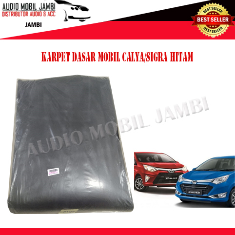 KARPET DASAR KARPET PEREDAM LANTAI MOBIL CALYA SIGRA HITAM