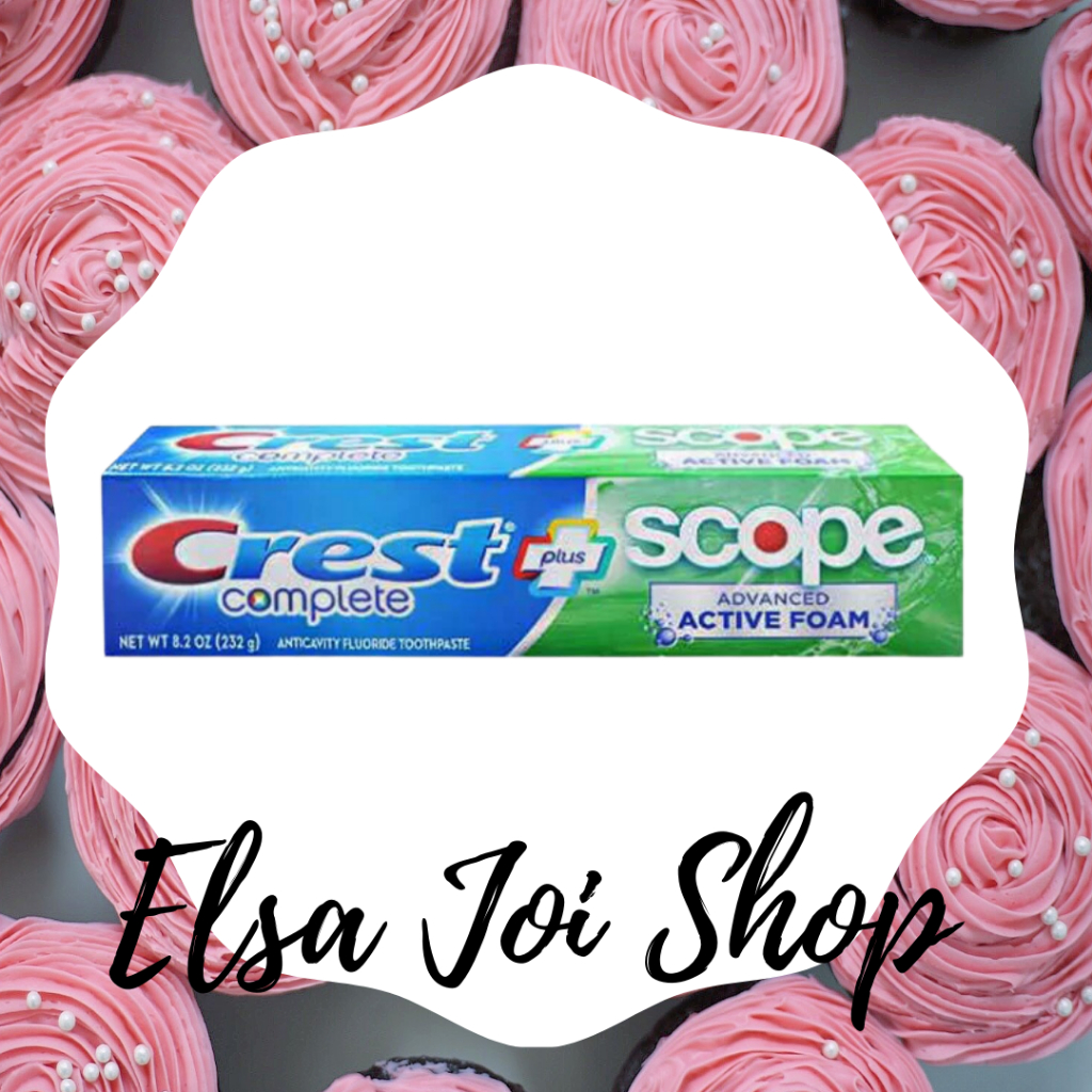 CREST COMPLETE PLUS SCOPE FLUORIDE TOOTHPASTE - 232 Gr