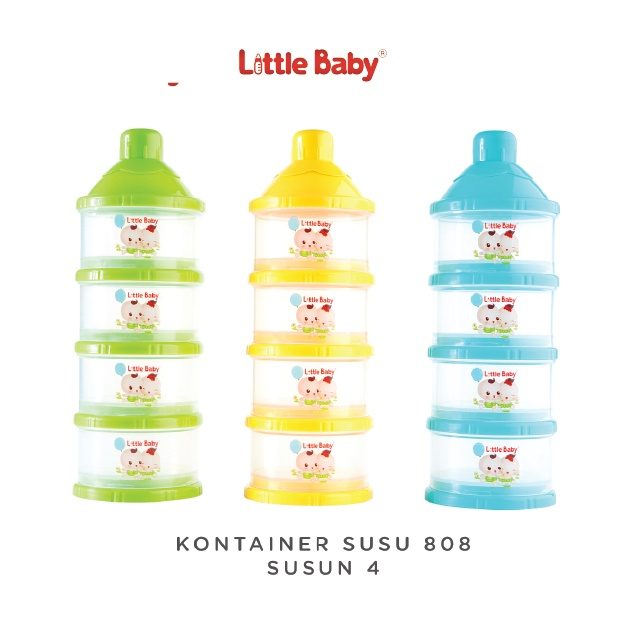 Little Baby - Kontainer Wadah Tempat Simpan Susu Susun 4 808