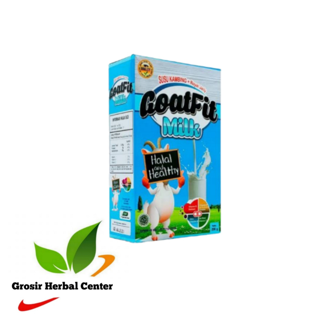 

Susu Etawa Kambing Plus Royal Jelly GoatFit Original 200 Gram