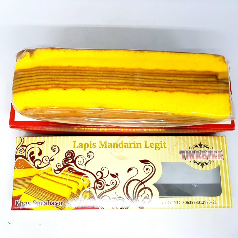 

TINABIKA LAPIS MANDARIN LEGIT 300gr | KUE OLEH KHAS ASLI SURABAYA ENAK