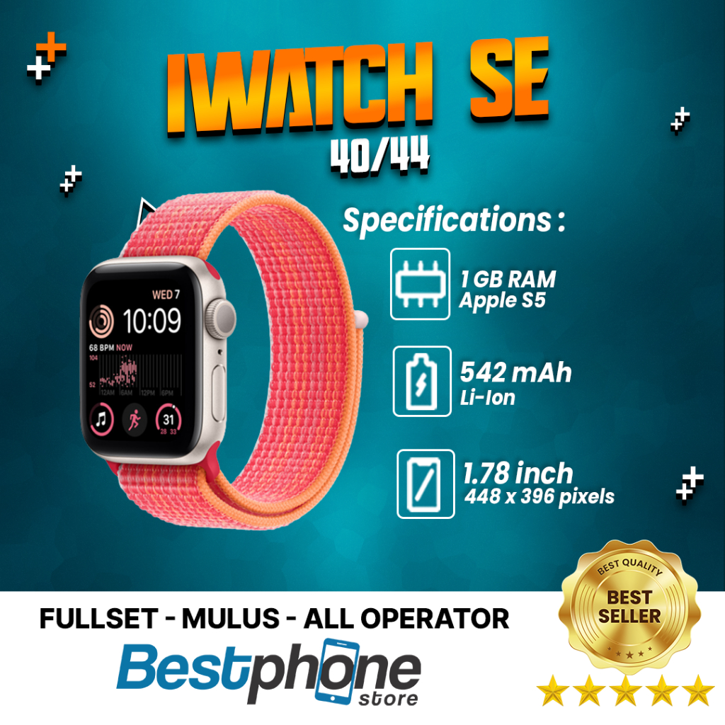 Apple Watch Series SE 40mm/44mm Second Like New Mulus Fullset