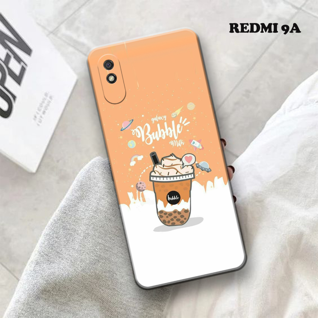 Case Hp Xiaomi Redmi 9A -  Casing Hp Xiaomi Redmi 9A - Elzora.id - Fashion Case BOBA - Case Cewek - 
