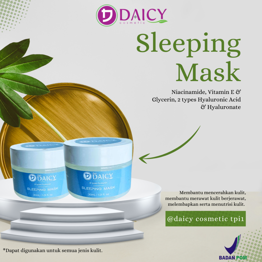 Daicy Sleeping Mask / Sleeping Mask BPOM