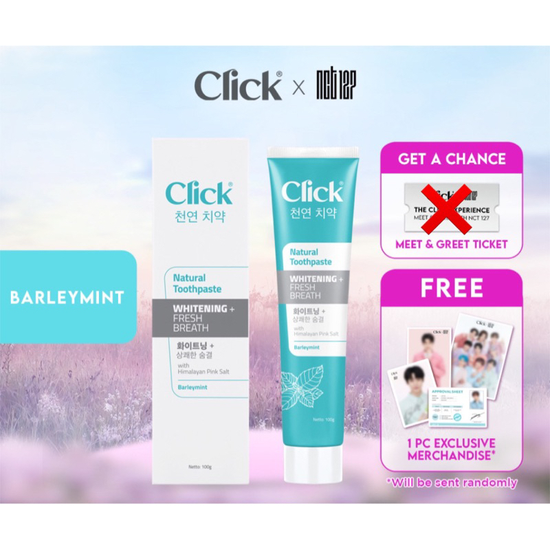 NCT 127 X CLICK TOOTHPASTE ODOL HAECHAN