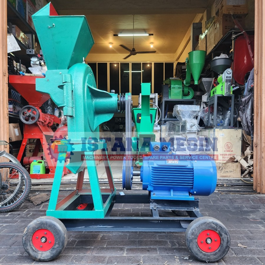 GILINGAN TEPUNG PENEPUNG JAGUNG BERAS KOPI FFC 45 COMPLETE DINAMO