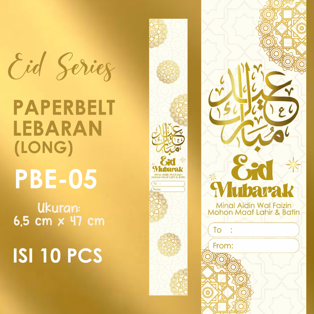 

label hampers / sleeve lebaran / paperbelt idul fitri / paperbelt lebaran / paper belt custom