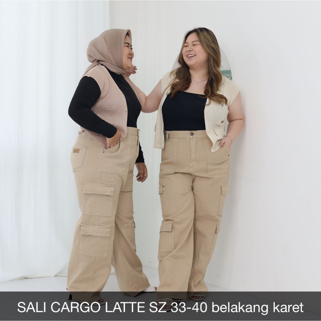 CELANA JAEANS WANITA SALI CARGO SERIES -SYSCLOTHIER