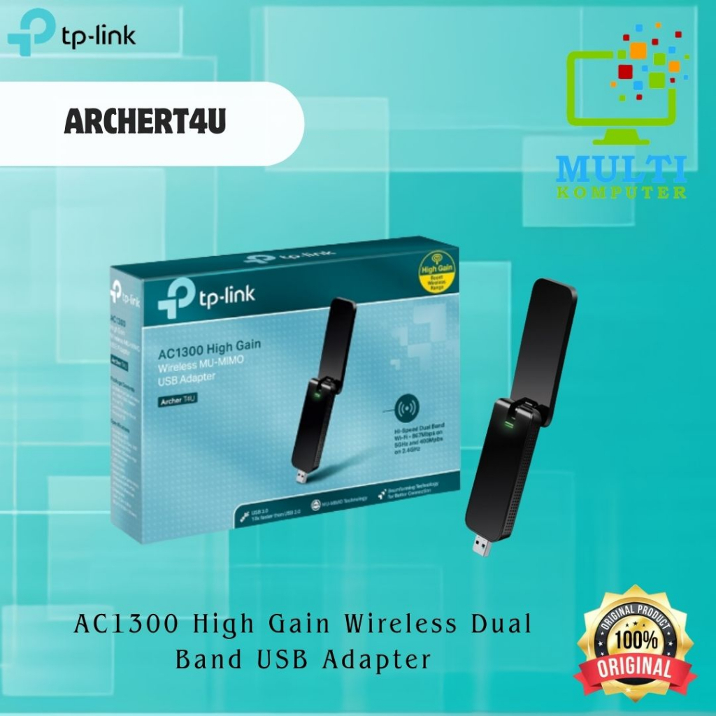 TP-LinK Archer T4U AC1200 Wireless Dual Band USB Adapter