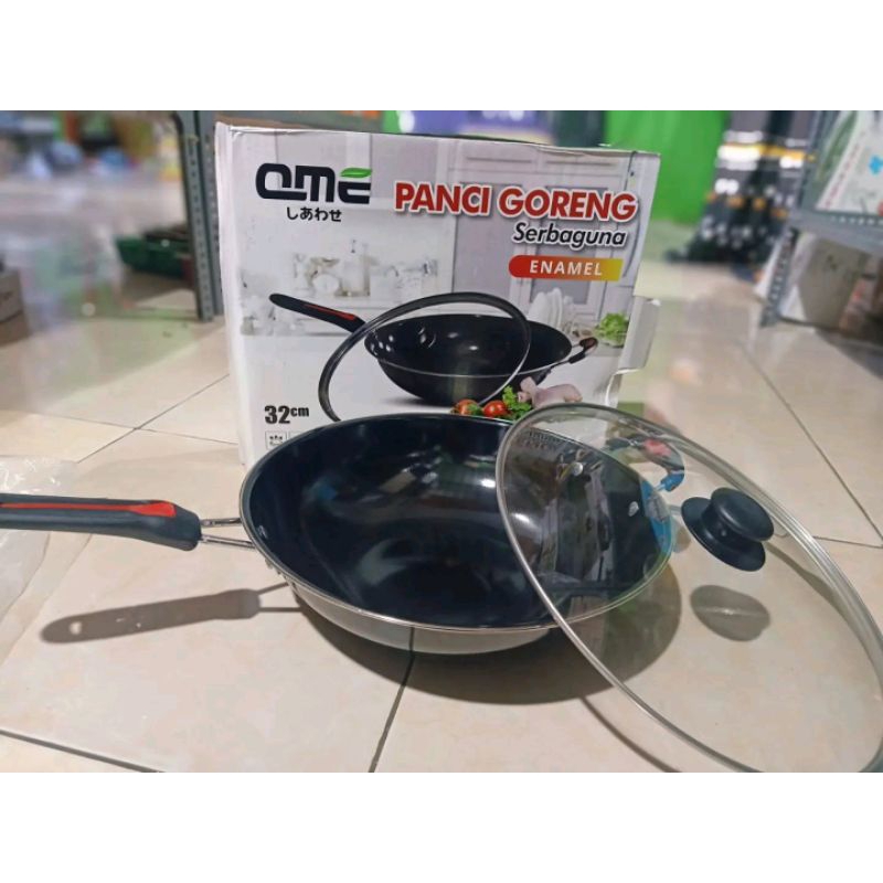 Panci goreng qme - wajan enamel