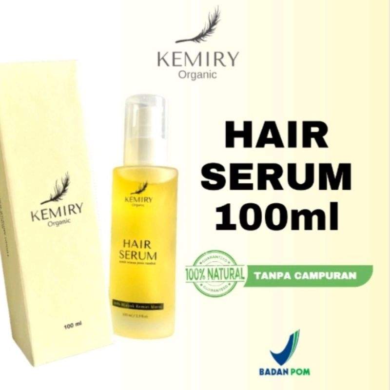 KEMIRY ORGANIC MINYAK KEMIRI MURNI PENYUBUR RAMBUT 100 ML