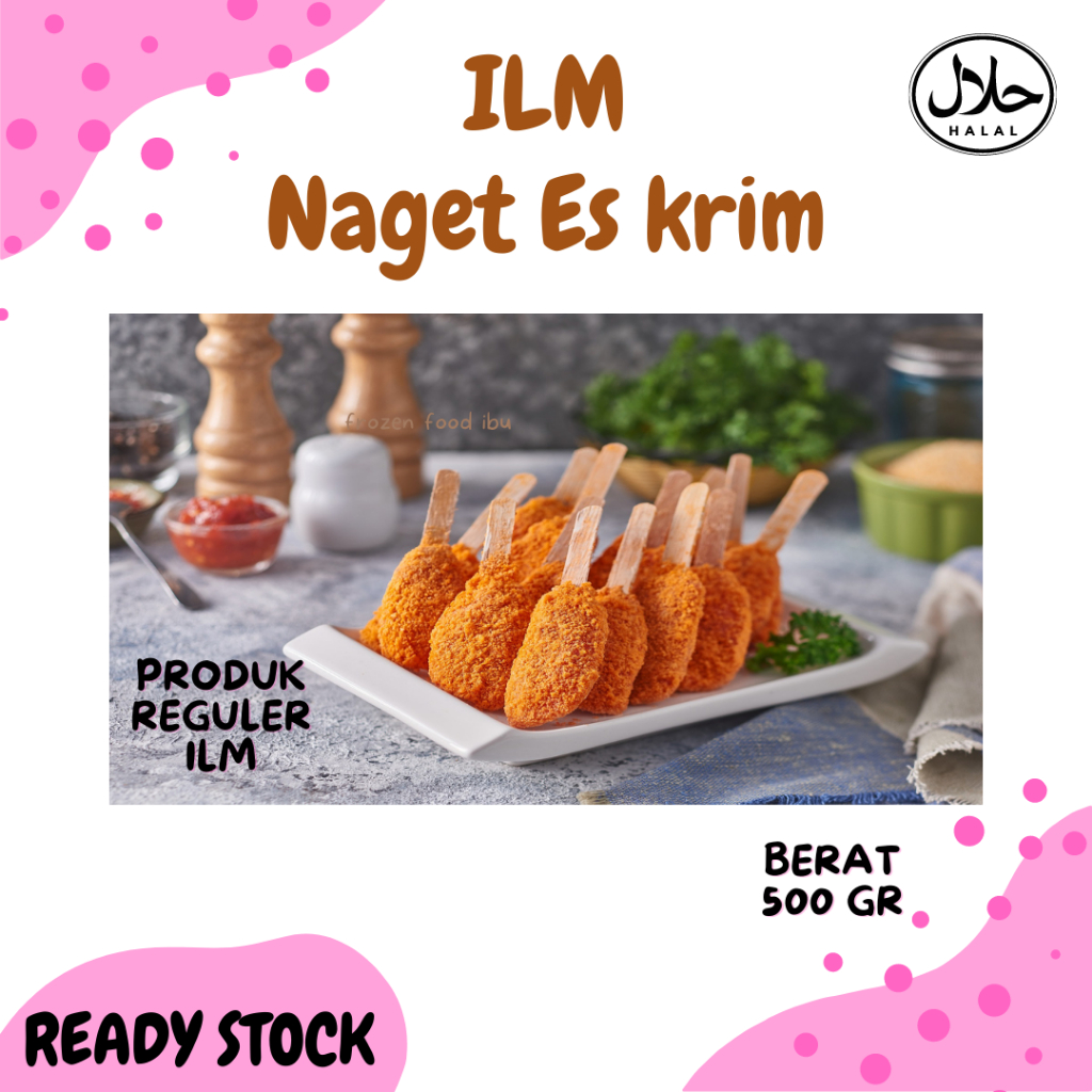 

ILM Naget Ikan Bentuk Es Krim Gorengan Murah Frozen Food Banjarmasin BISA KIRIM INSTAN