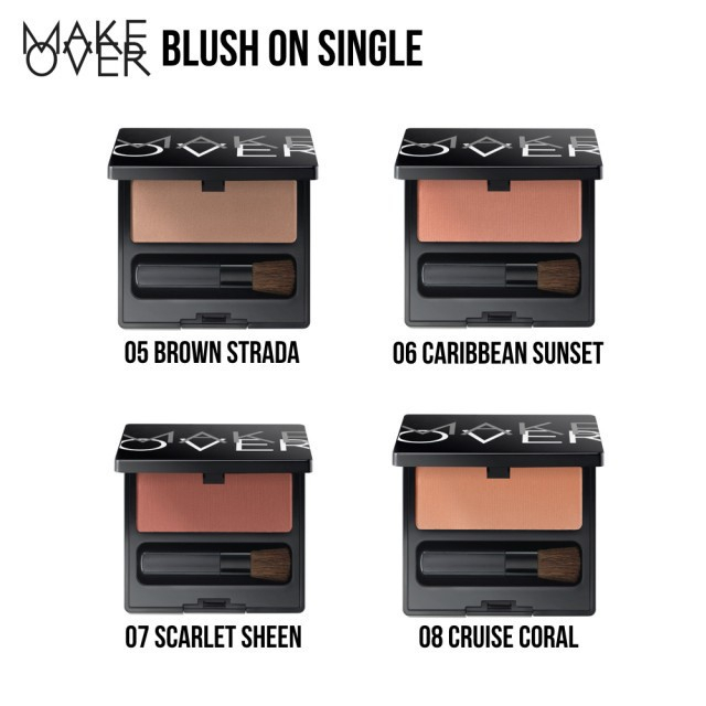 Viral !!! MAKE OVER Blush On Single 6 gr