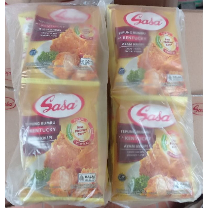 

Tepung Serbaguna Sasa ala Kentucky 70gr renceng isi 10 + free 1 sachet