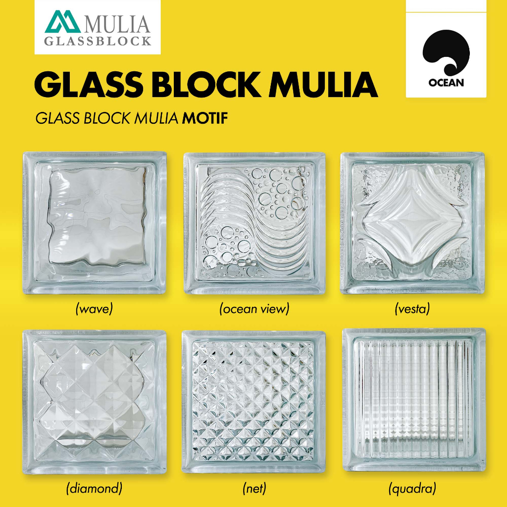 GLASS BLOCK MULIA SATUAN