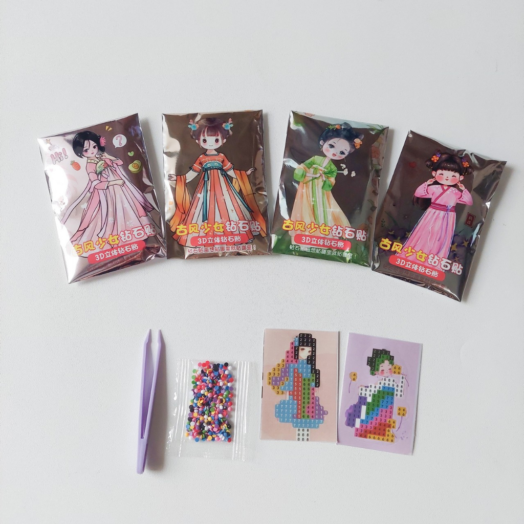 XX019 – Mainan Edukasi Anak Perempuan DIY Sticker Manik Mini Diamond Painting
