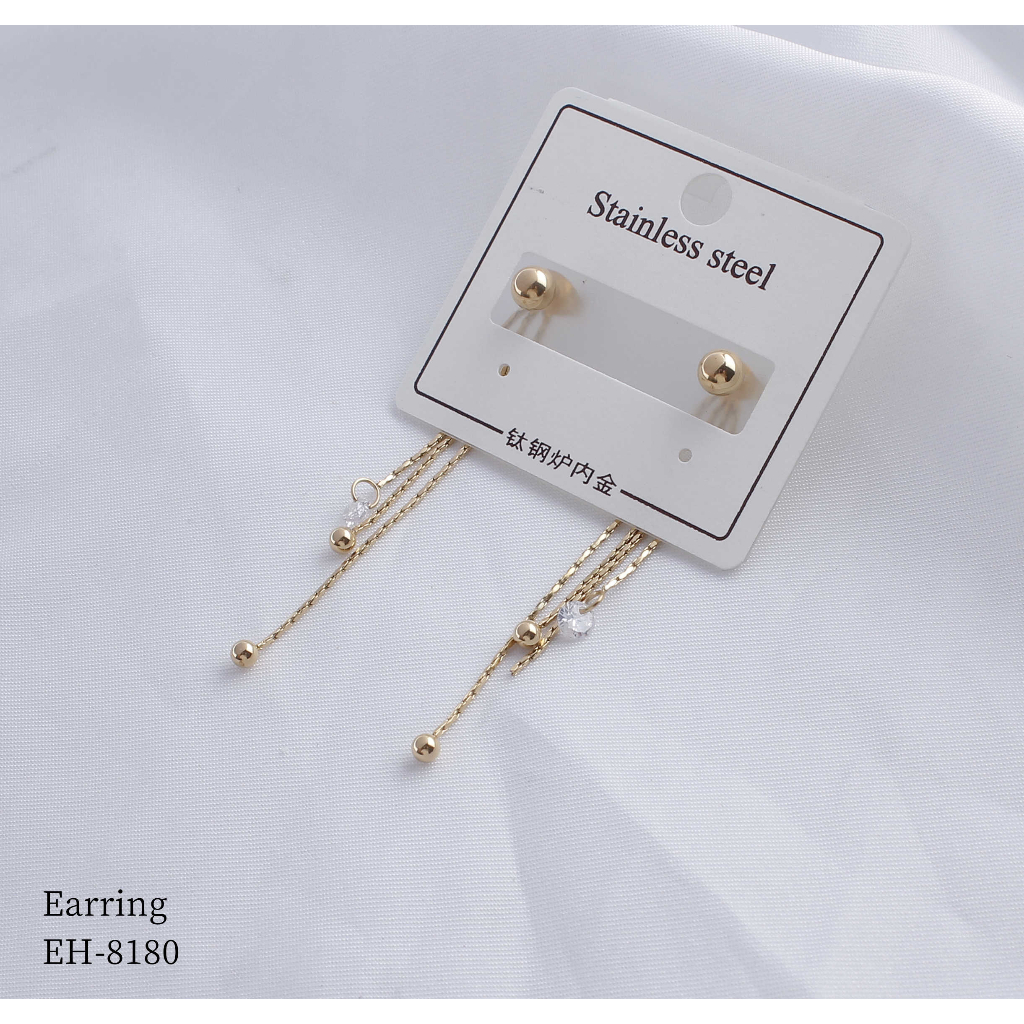 Anting Titanium Panjang Perhiasan Wanita Jewelry 8046/8180/8221