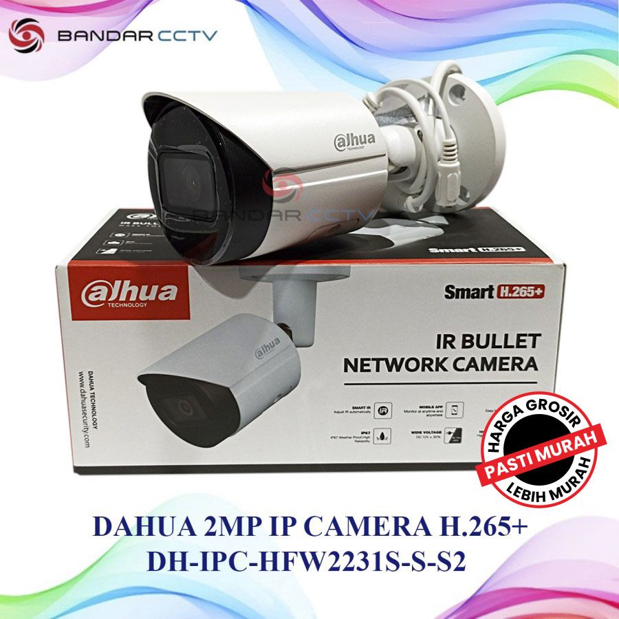 DAHUA IPC HFW2231S S S2 IP CAMERA 2MP OUTDOOR