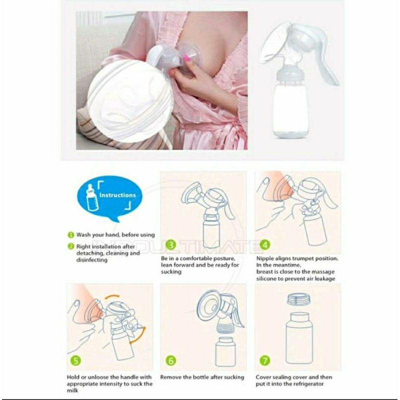 REAL BUBBE Manula Breast Pump | Pompa Asi Manual