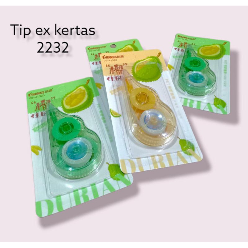 

KENKO CORRECTION TAPE / KOREKSI PENA / PITA KOREKSI / TRONDOL /TIPEX KERTAS