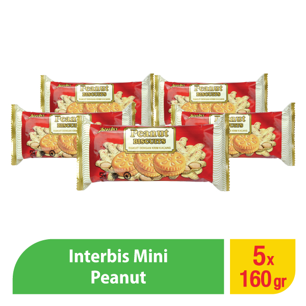 

Interbis Mini Peanut Cracker - 160 Gr ( 5 Pcs )