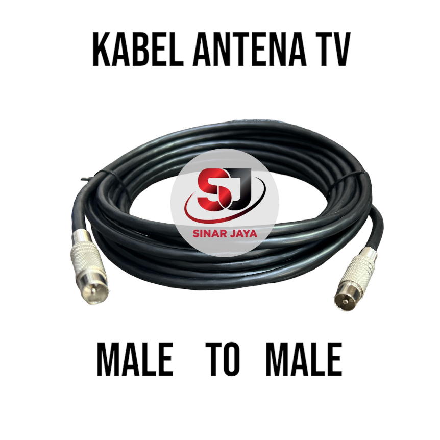 KABEL JUMPER ANTENA SAMBUNGAN TV DIGITAL COCOK UNTUK SET BOX 1M-10M