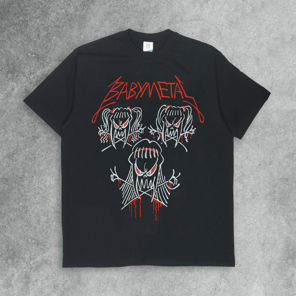 Kaos Band BABYMETAL Oliver Sykes Tshirt Merchandise