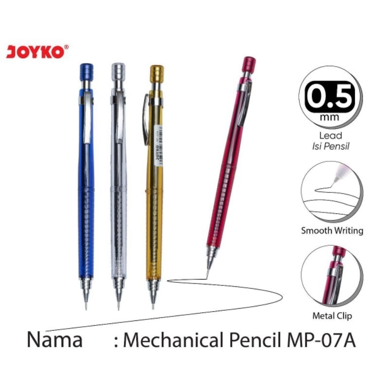 

Pensil Mekanik Joyko 0.5 mm MP-07A (1pcs)