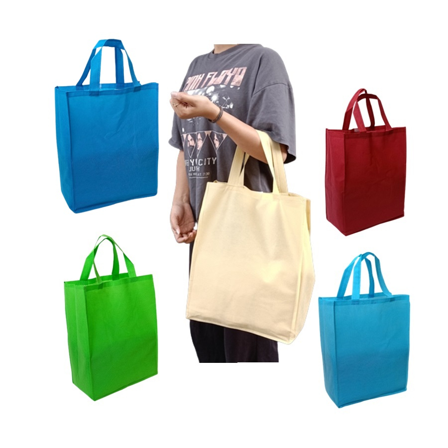 Shopping Bag 12 Pcs Tas Belanja 30x15x38Cm Spunbond