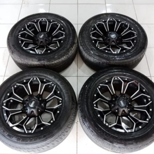 Velg mobil bekas pajero/fortuner Goku R18 ban 265/60/18 goodyear