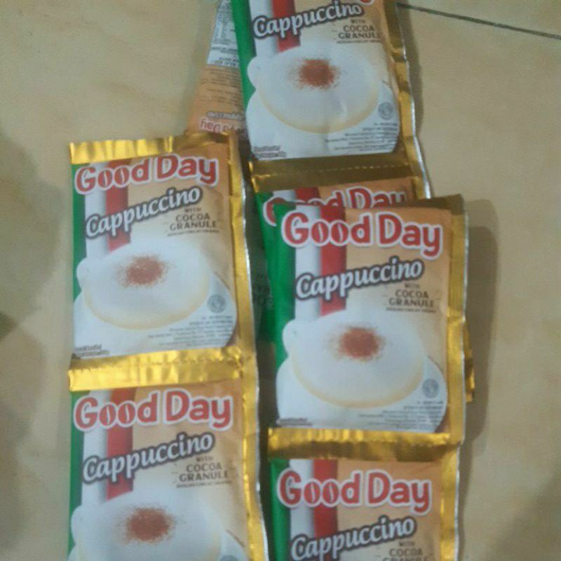 

GOOD DAY CAPPUCINO @25g ISI 10 SACHET