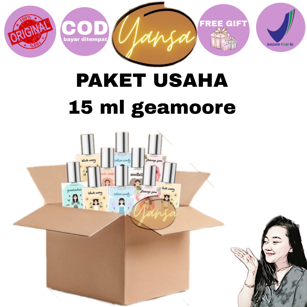 PAKET USAHA PARFUM GEAMOORE addited inspired deo hijab casa sultan