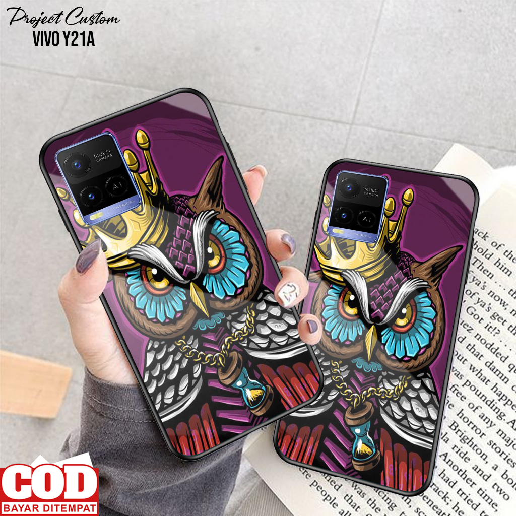 Case VIVO Y21A - Casing Hp VIVO Y21A Terbaru [ OWL-01 ] Silikon Hp VIVO Y21A - Softcase Hp VIVO Y21A