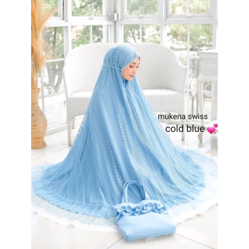 mukena swis dalanova ready stok