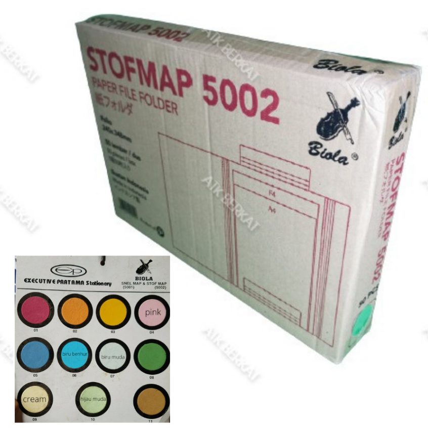 

[10 dus] Map folder Kertas stopmap buffalo Biola 5002 KHUSUS INSTANT
