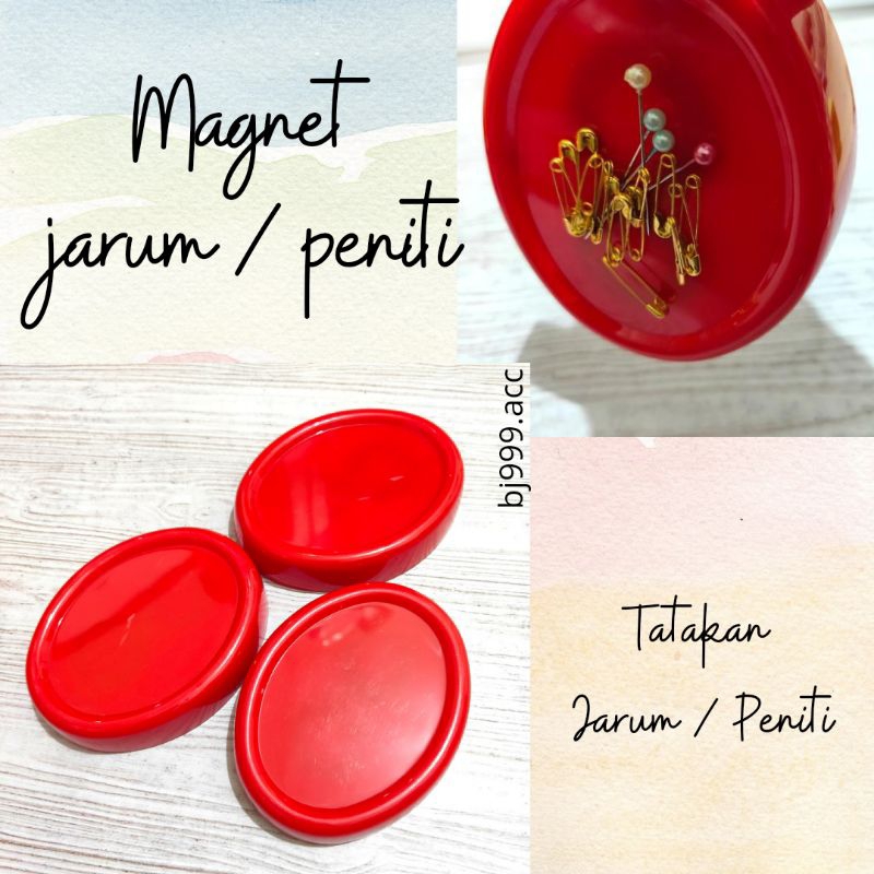 TEMPAT JARUM PENTUL DAN PENITI/ TATAKAN MAGNET JARUM PENTUL DAN PENITI