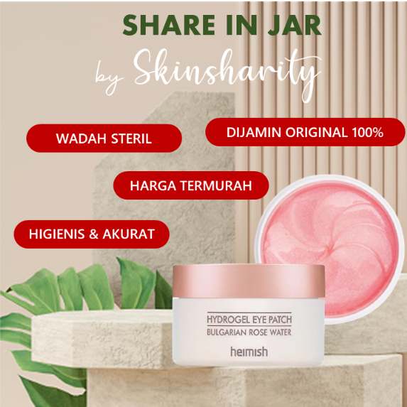 [SHARE IN JAR] HEIMISH Bulgarian Rose Water Hydrogel Eye Patch