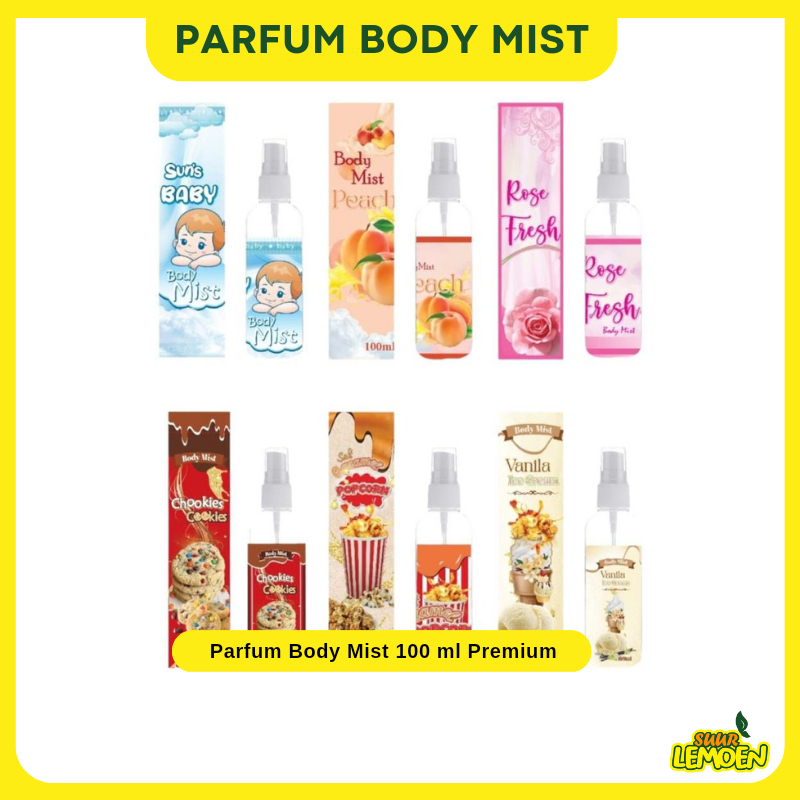 Parfum Body Mist 100 ml Premium Popcorn Caramel