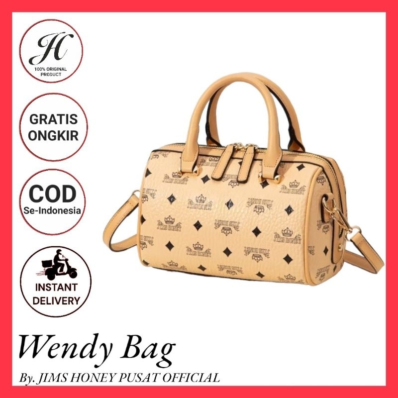 Tas Selempang Jimshoney Jh Wendy Bag Jims Honey Original - Tas Wanita Kasual Terkini Trendi - Hand Bag Daily Party