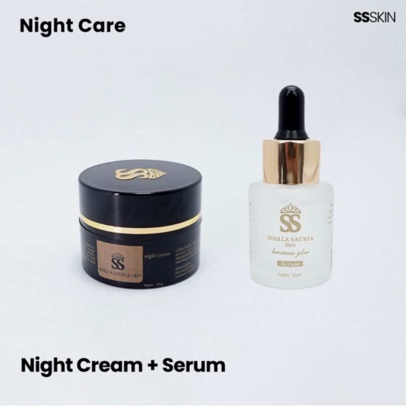 PAKET BUNDLING SERUM+NIGHT CREAM LUMINOUS SKIN