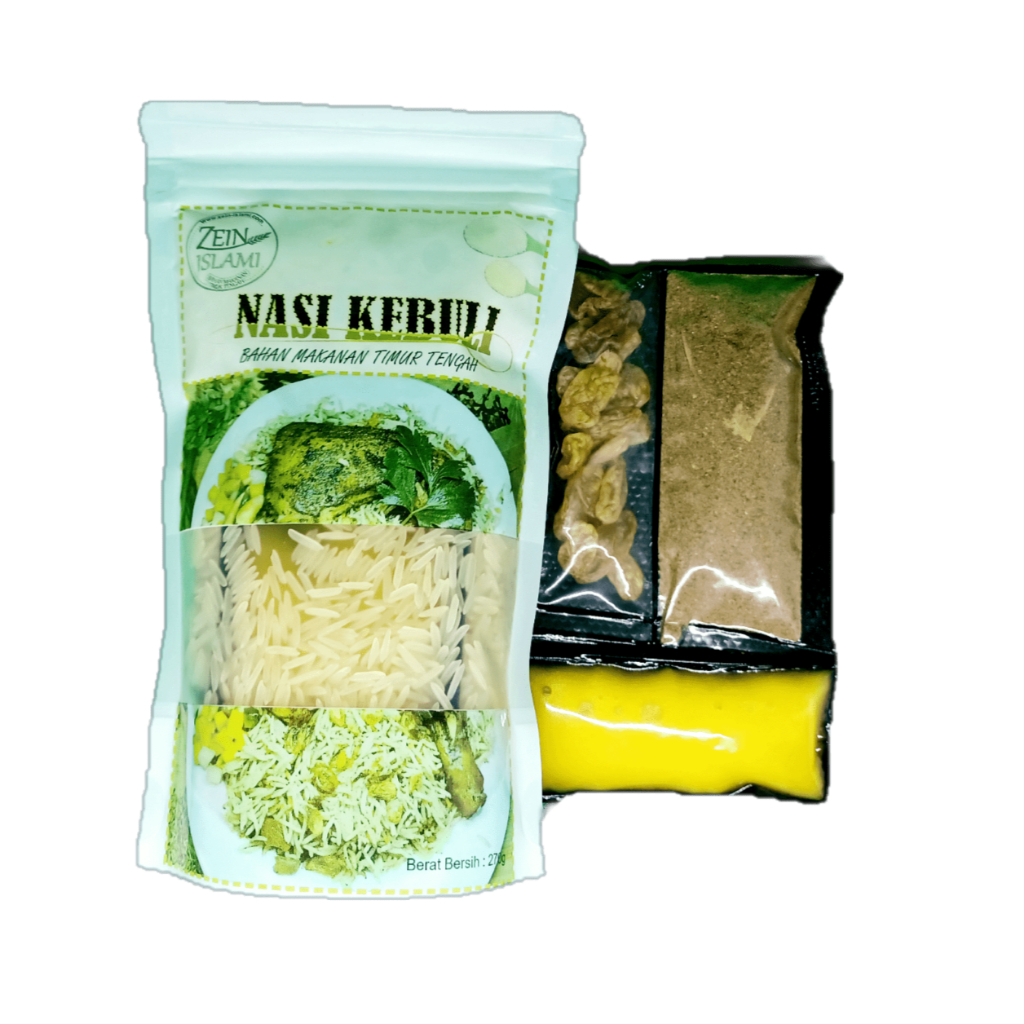 

paket Nasi Kebuli plus bumbu instan, basmati