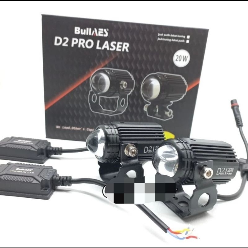 Lampu Tembak D2 laser BULLAES 20watt Premium