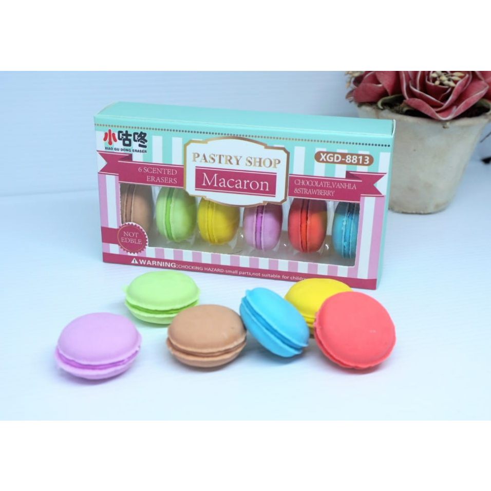 

PENGHAPUS PENSIL BENTUK MACAROON LUCU & BERSIH
