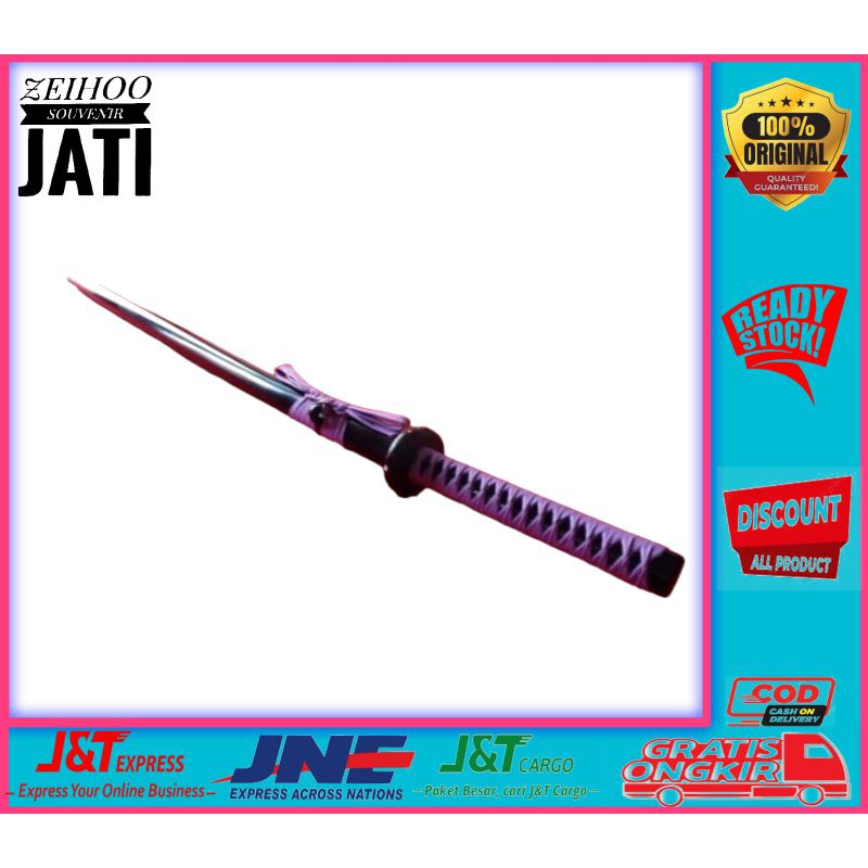 Pedang Kayu Boken Nodachi Ungu