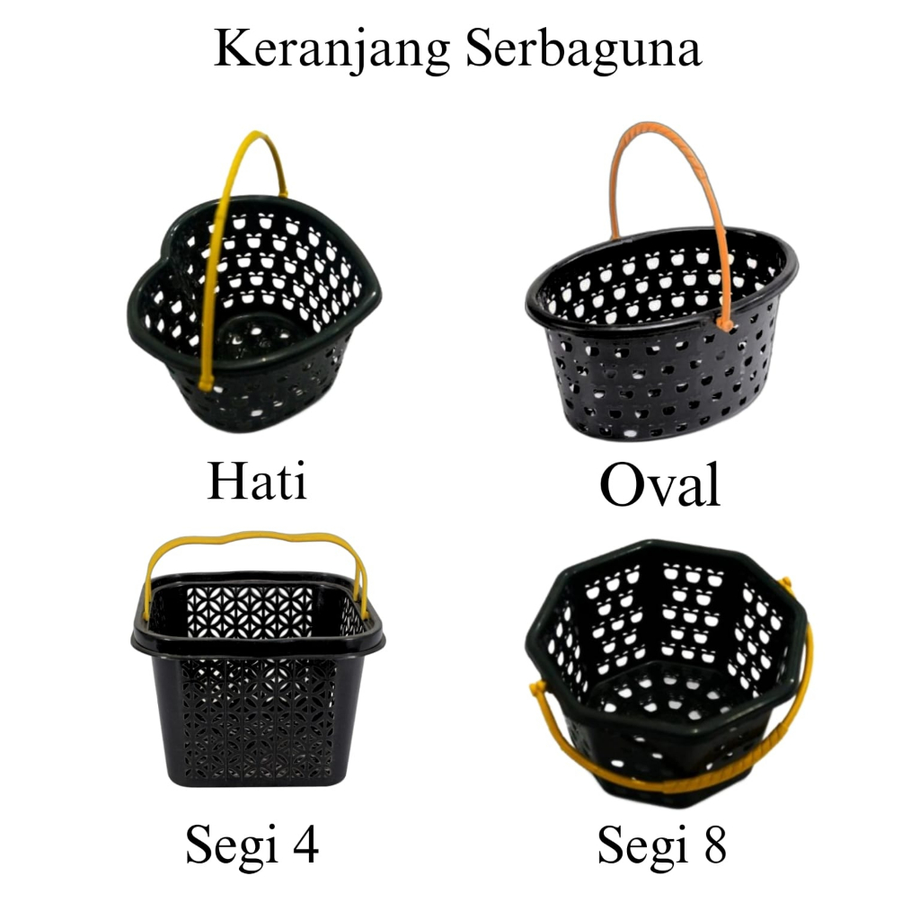 Keranjang Plastik Serbaguna / Keranjang Sabun / Keranjang Mainan Anak